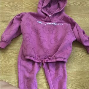 Champion Fuchsia Hoodie and Joggers Set